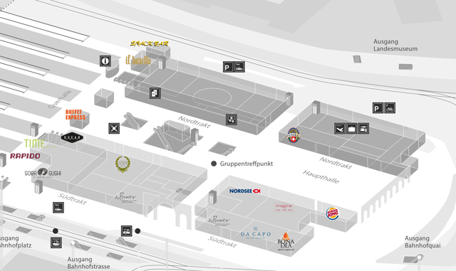 Kontakt Anfahrt Sora Sushi Zürich am Hauptbahnhof